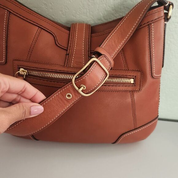 Coach Y2K Hampton Brown Shoulder Bag - Picture 11 of 12